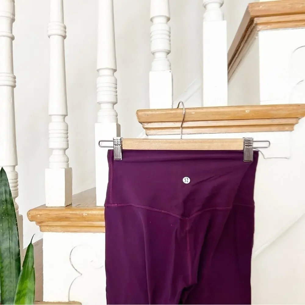 Lululemon Align Purple High-Rise Activewear Sweat-Wicking Leggings Size 4